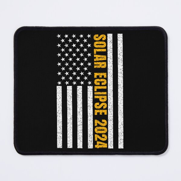 Item preview, Total Solar Eclipse USA April 8, 2024 US flag designed and sold by BattaAnastasia.