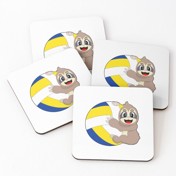 Item preview, Sloth Volleyball player Volleyball designed and sold by Snabdesign84.