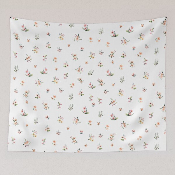 Item preview, Watercolour Wildflowers Collection - Seamless Pattern White Background designed and sold by OrganizeMe.