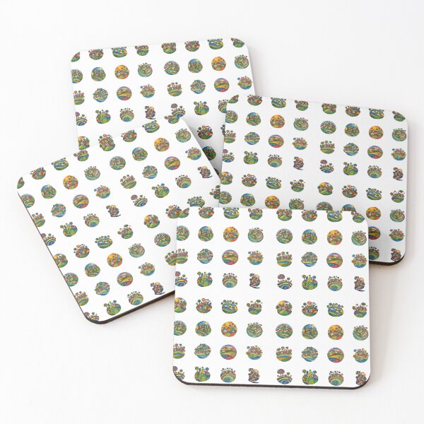 Item preview, My colorful planet - sticker bundle, stickers - 16 pieces designed and sold by sabantha.