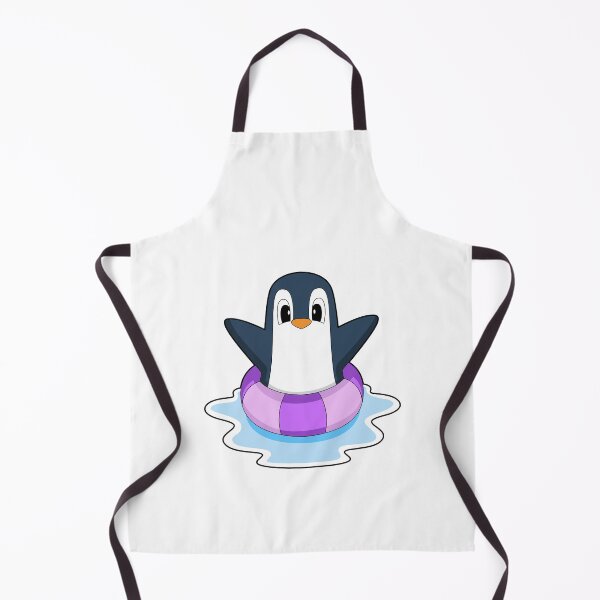 Item preview, Penguin Swimming Lifebuoy designed and sold by Snabdesign84.