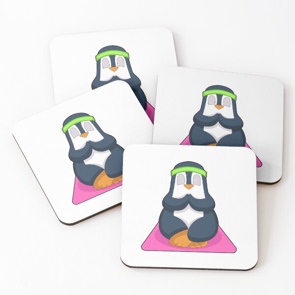 Item preview, Penguin Yoga Fitness Meditation designed and sold by Snabdesign84.