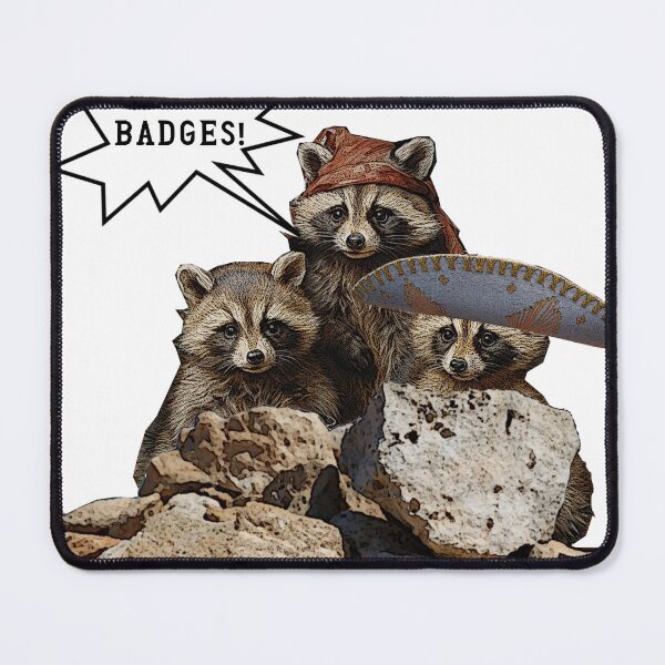 Item preview, Racoons of the Sierra Madre designed and sold by BlackCockiePres.