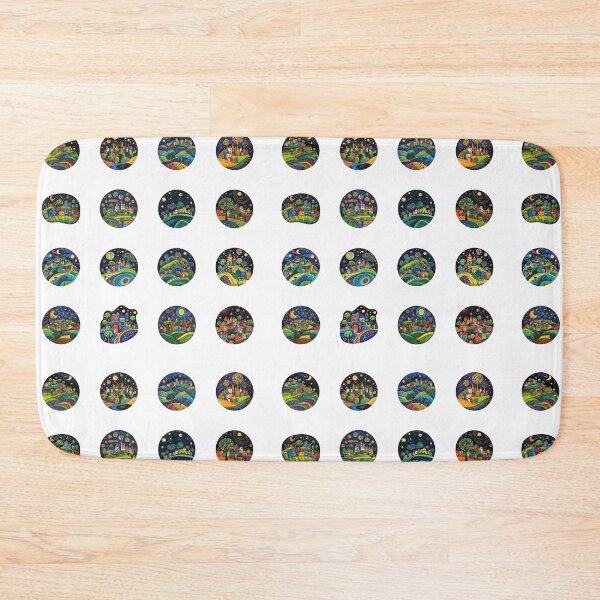 Item preview, My colorful planet at night - sticker bundle, stickers - 16 pieces designed and sold by sabantha.