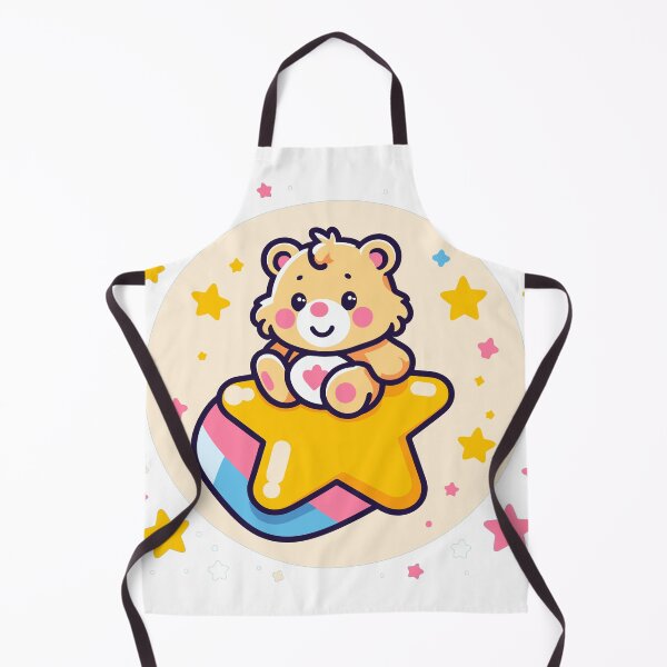 Item preview, Cute little bear on a colorful star designed and sold by hellolen.
