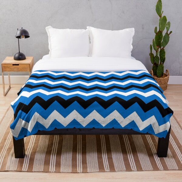 Item preview, Blue Black White Estonia Tricolor Zigzag Line Horizontal Stripe Baltic Sea Estonian Language Flag Independence Pattern designed and sold by PenguinForests.