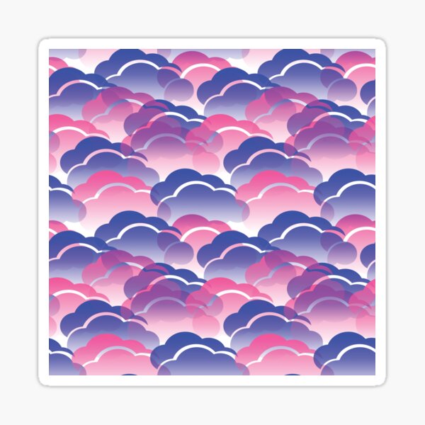 Item preview, pastel purple and pink clouds  designed and sold by dottiedigitals.