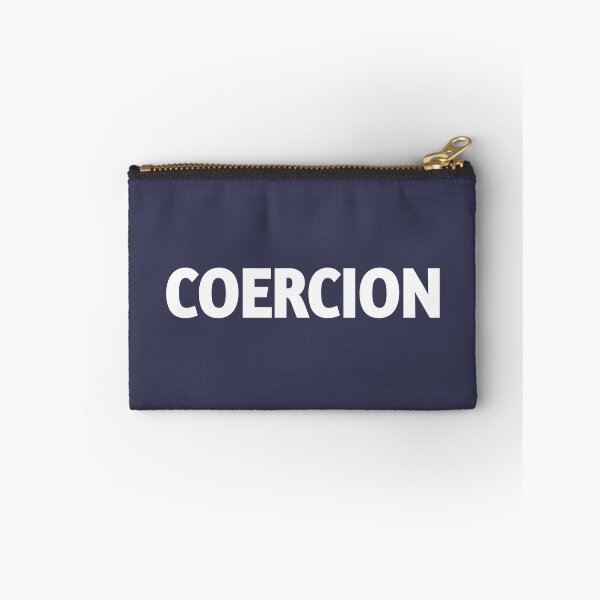 Item preview, Coercion text in white designed and sold by vibeno1.
