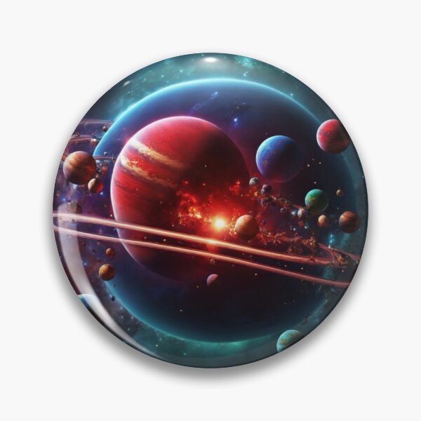 Item preview, Imaginary Giant Planet with Rings designed and sold by LunarNebula.