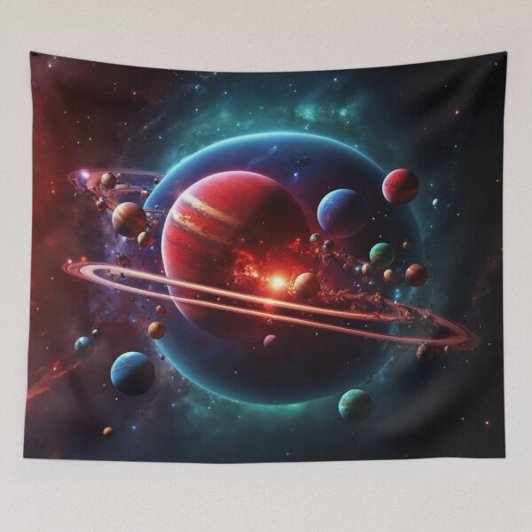 Item preview, Imaginary Giant Planet with Rings designed and sold by LunarNebula.