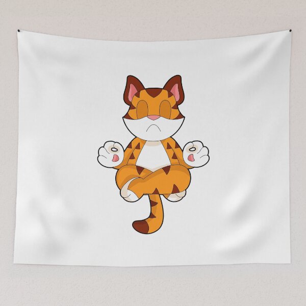 Item preview, Tiger Yoga Fitness Meditation designed and sold by Snabdesign84.