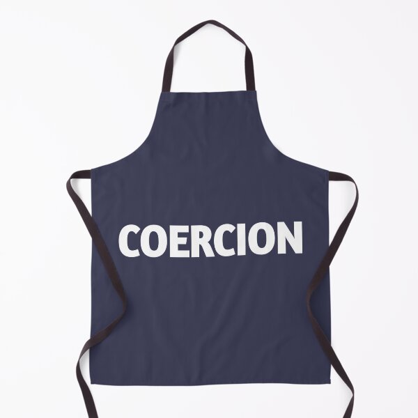 Item preview, Coercion text in white designed and sold by vibeno1.