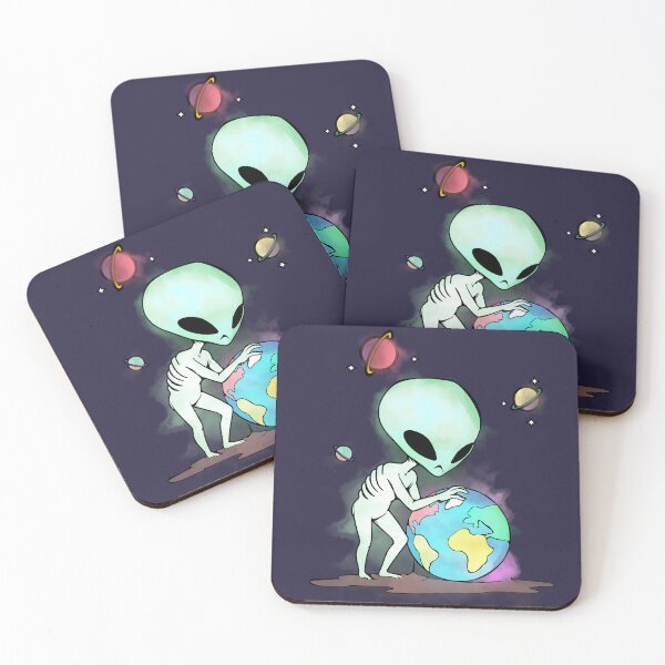 Item preview, Alien Examines Earth designed and sold by coyoteink.