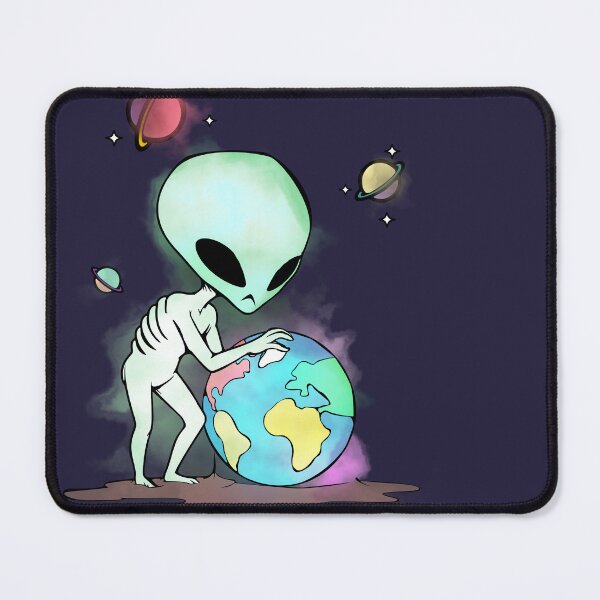 Item preview, Alien Examines Earth designed and sold by coyoteink.