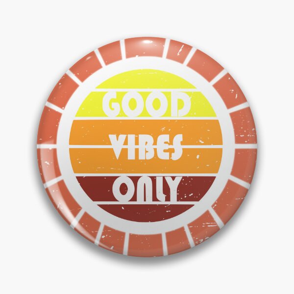 Item preview, Good Vibes Only Positive Vibrations Peach Vibes designed and sold by ShineSmileLove.