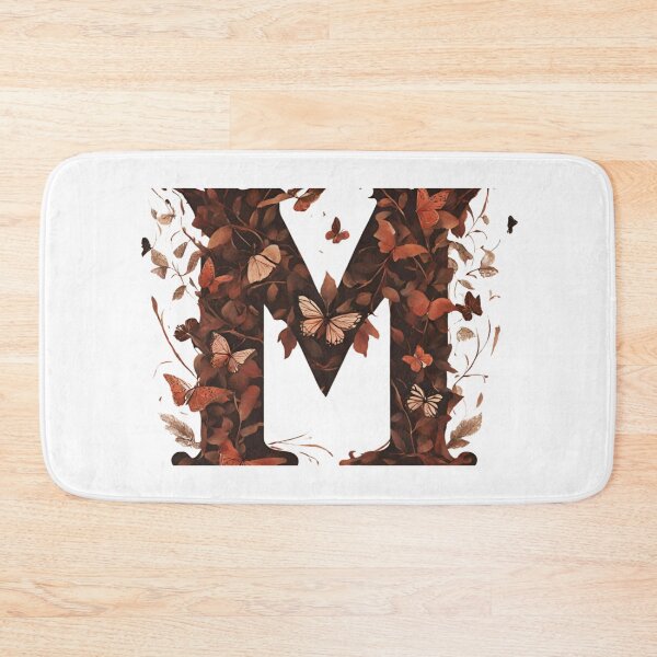 Item preview, Letter M with butterflies designed and sold by Shinery2023.