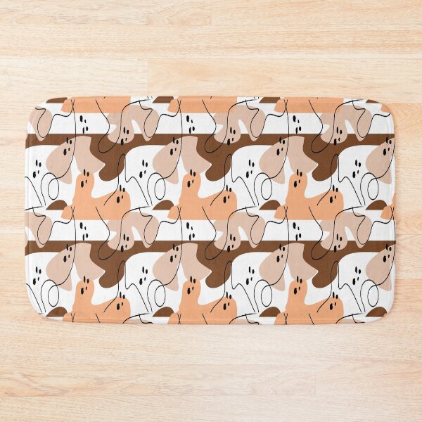 Item preview, abstract nude colours pattern designed and sold by dottiedigitals.