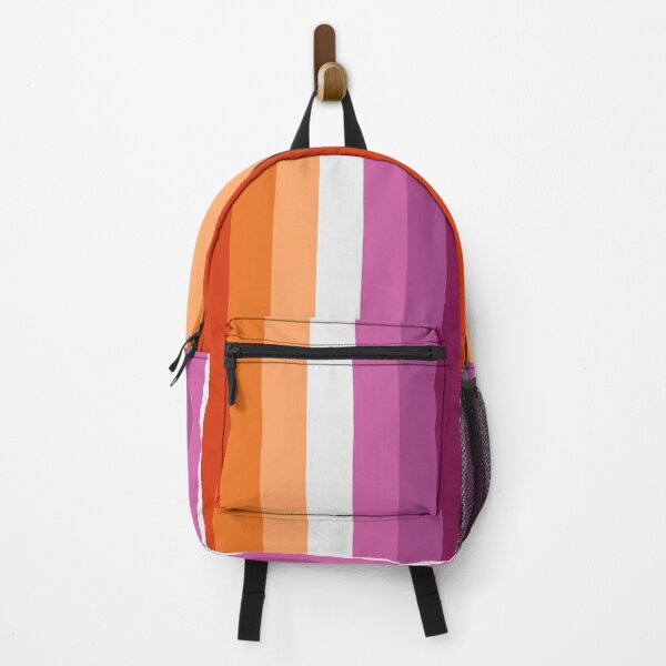 Item preview, Vertical Repeating Lesbian Flag Pride Flag Pattern designed and sold by LiveLoudGraphic.