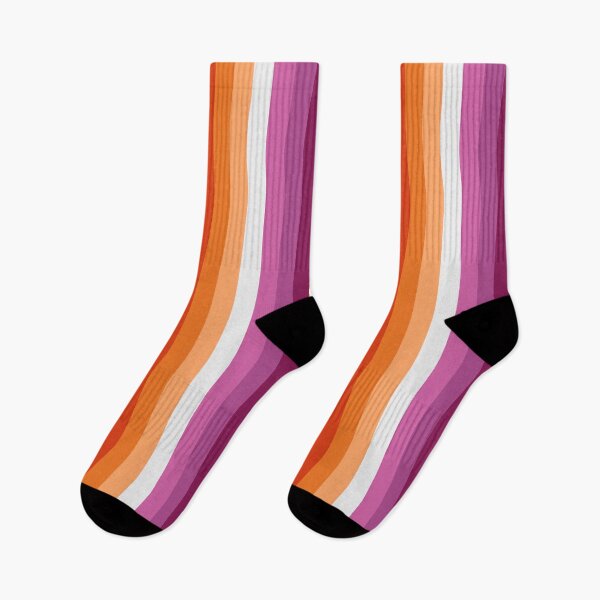 Item preview, Vertical Repeating Lesbian Flag Pride Flag Pattern designed and sold by LiveLoudGraphic.