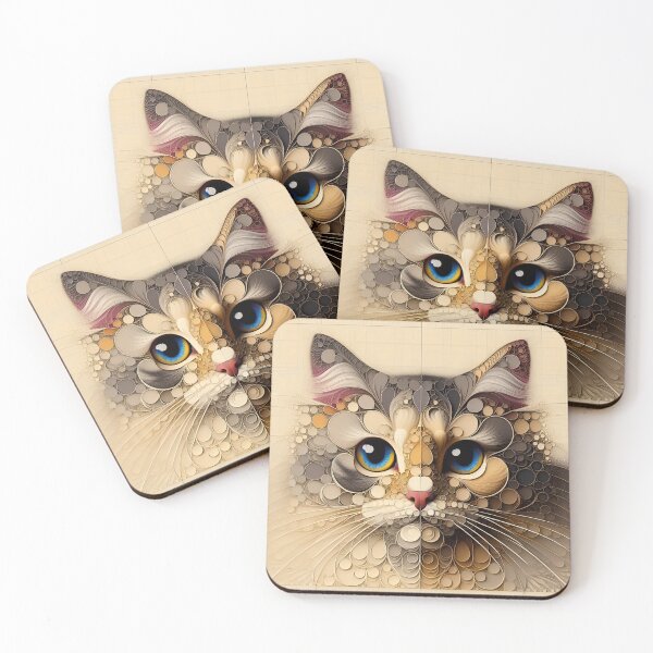 Item preview, Manx Tranquility: Abstract Whispers designed and sold by BastKittyStore.