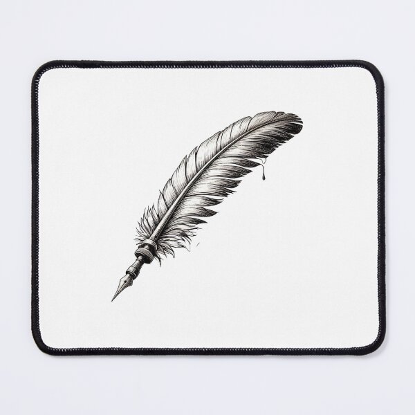 Item preview, An Illustration of an Old Quill Pen designed and sold by Poemit.