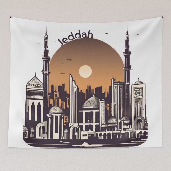 Item preview, Jeddah City view designed and sold by CyberArtistOne.