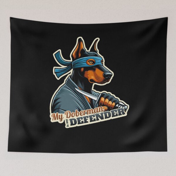 Item preview, Ninja Doberman designed and sold by ThisDress.