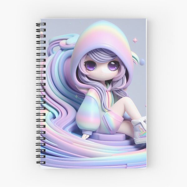 Item preview, Linda figura 3d de una niña arcoiris. designed and sold by hellolen.