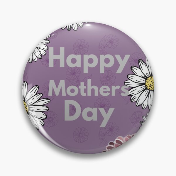 Item preview, Happy Mother’s Day with daisy and dahlia flowers designed and sold by BritishDelights.