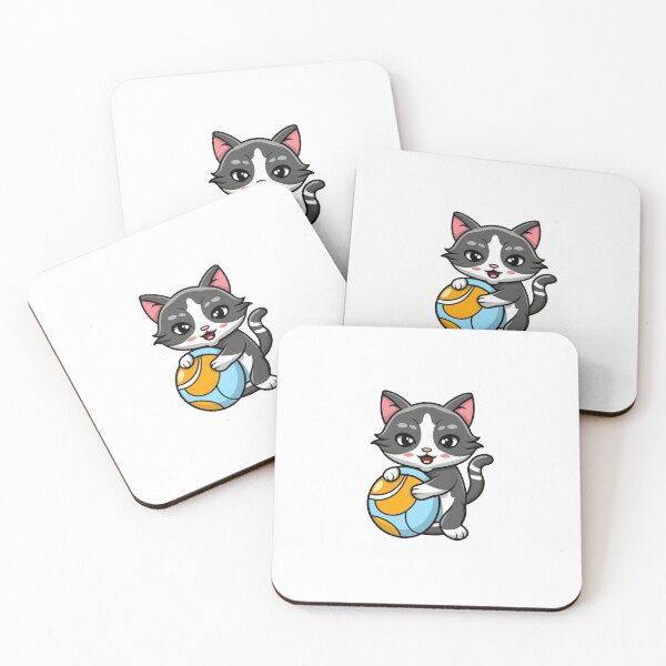 Item preview, Cute Cat has a Ball designed and sold by vetshop.