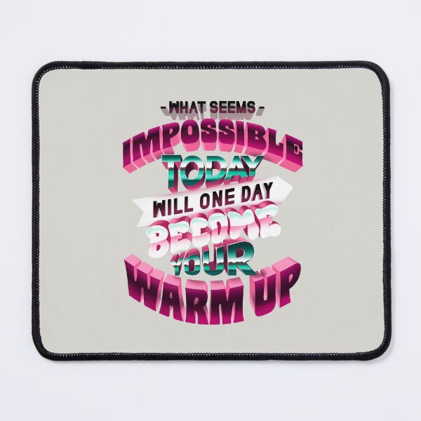 Item preview, Exercise & Gym Quote Hand Drawn Lettering designed and sold by 80sKidd.