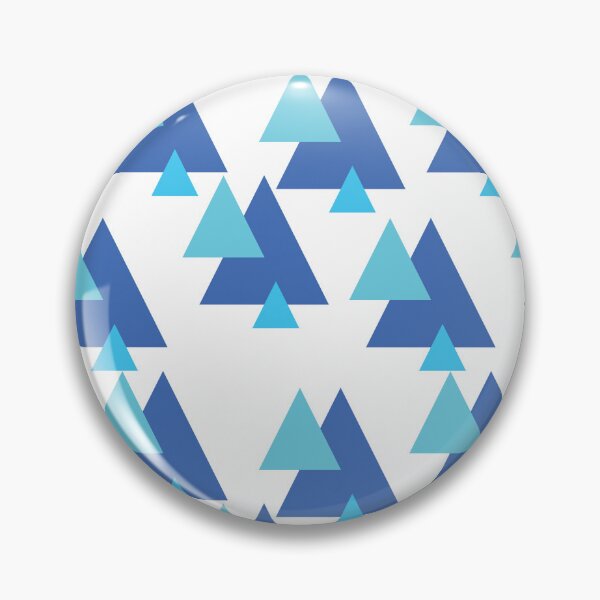 Item preview, Blue geometric triangular pattern designed and sold by dottiedigitals.