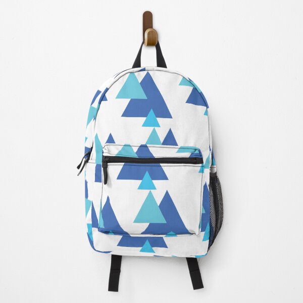 Item preview, Blue geometric triangular pattern designed and sold by dottiedigitals.