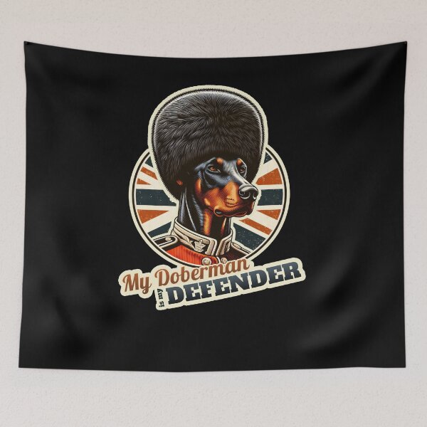 Item preview, Kings Queens Guard Doberman designed and sold by ThisDress.