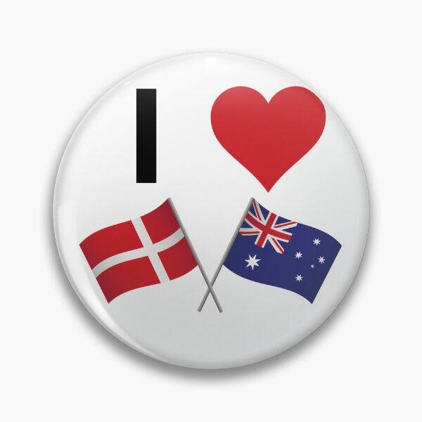 Item preview, I love Denmark and Australia kings coronation 2024 designed and sold by Lady-Frost.
