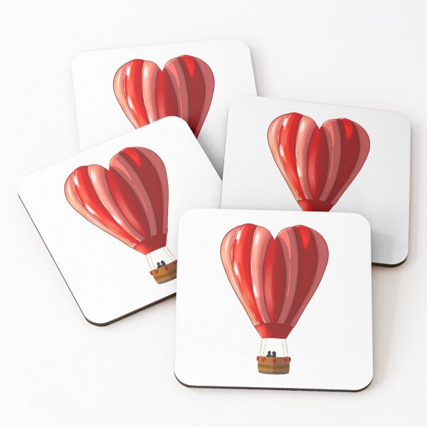 Item preview, Valentine's day hot air balloon designed and sold by Pafart.