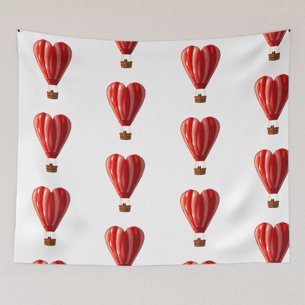 Item preview, Valentine's day hot air balloon designed and sold by Pafart.