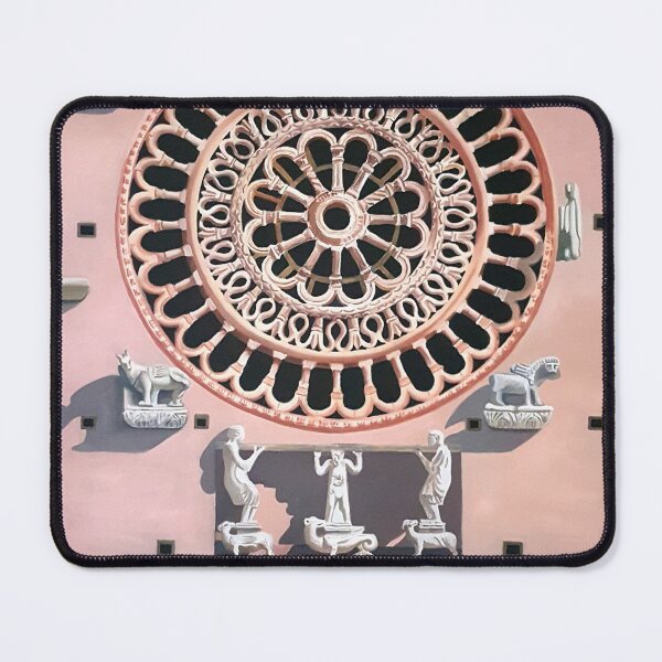 Item preview, Assisi Cathedral. oil painting of the rose window.  Italy. designed and sold by Tereza Pilar  Art.