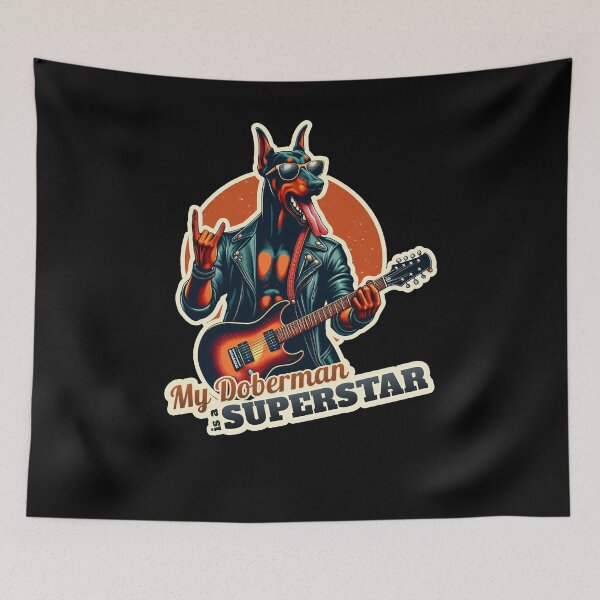 Item preview, Rockstar Doberman designed and sold by ThisDress.