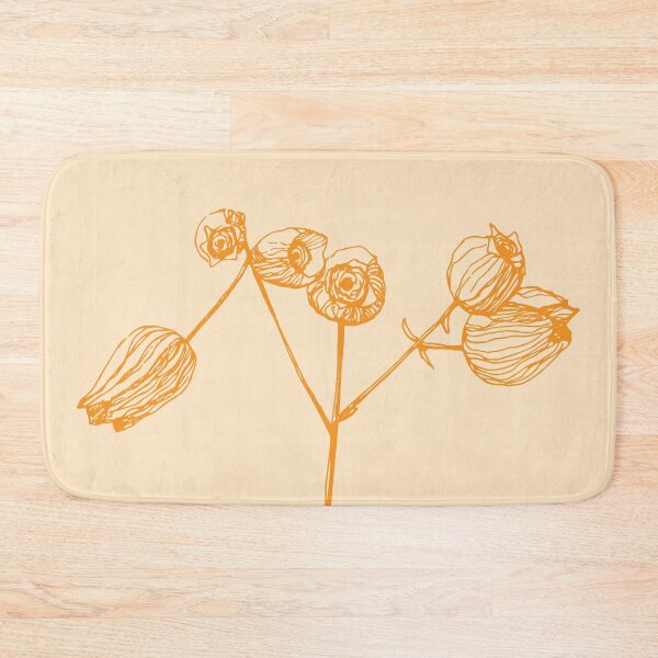 Item preview, Wild plant in ocher color designed and sold by Creative Soul Art.
