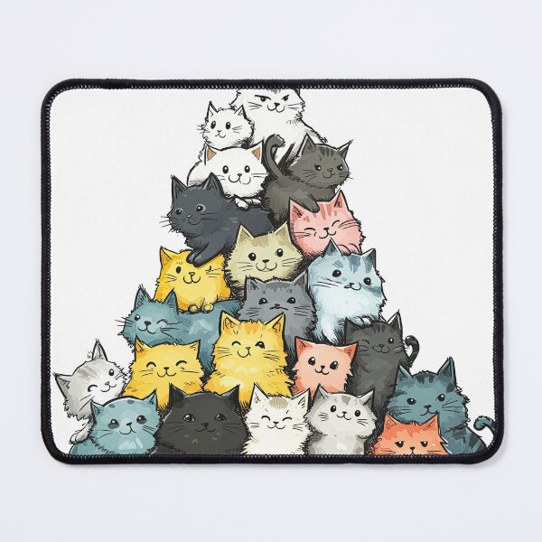 Item preview, Pile of Cats Cat Meowtain designed and sold by Kobi-PrintVibes.