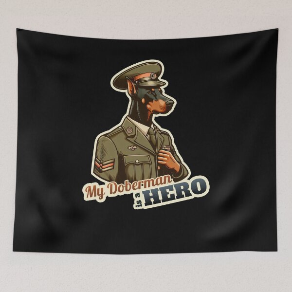 Item preview, Doberman soldier designed and sold by ThisDress.