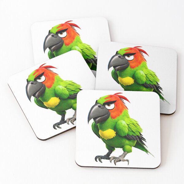 Item preview, Funny Angry Amazon Parrot - Red Green Amazon AngryParrot  designed and sold by Cyrensea.