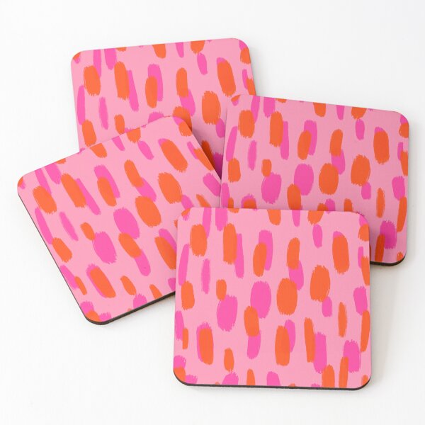 Item preview, Abstract, Pink and Orange, Paint Brush Effect in Pink designed and sold by OneThreeSix.
