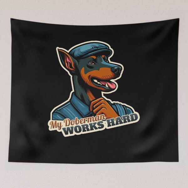 Item preview, Worker Doberman designed and sold by ThisDress.