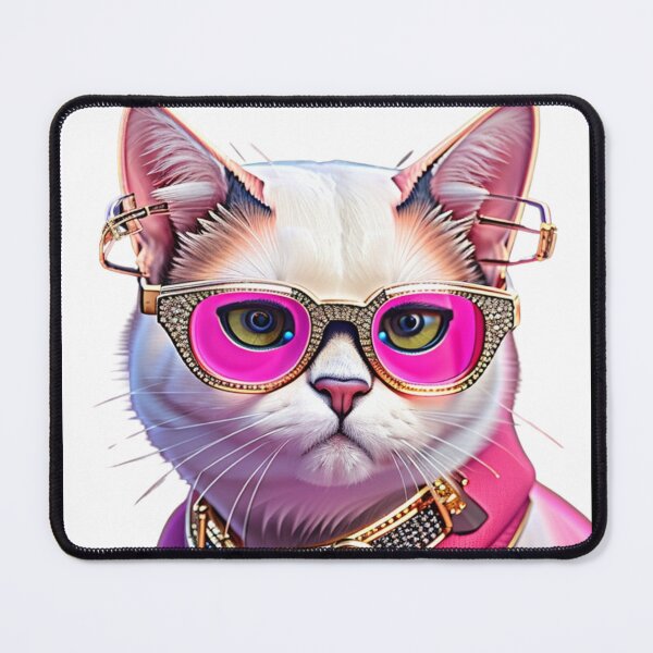 Item preview, Fashion Cat in pink designed and sold by ejkaterina.