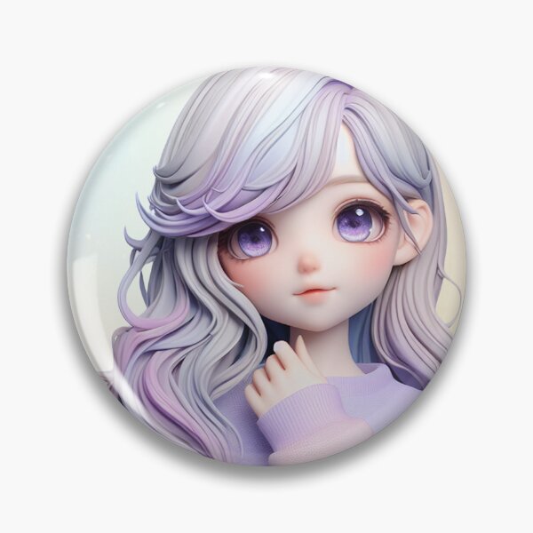 Item preview, Cute 3d figure of a rainbow girl designed and sold by hellolen.