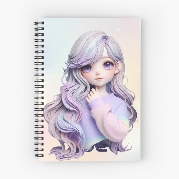 Item preview, Cute 3d figure of a rainbow girl designed and sold by hellolen.