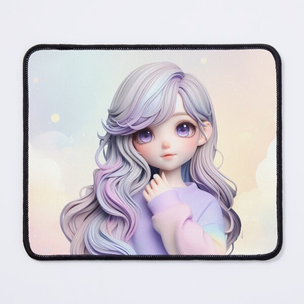 Item preview, Cute 3d figure of a rainbow girl designed and sold by hellolen.