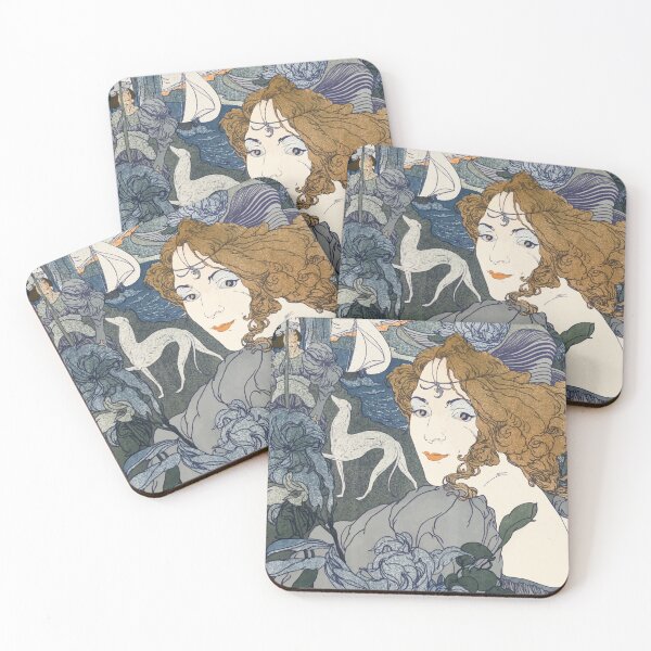 Item preview, Timeless Return: 'Retour' (1897) by Georges de Feure designed and sold by digitalvintage.